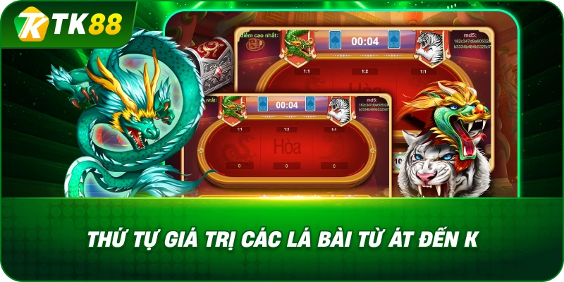 Thứ Tự Giá Trị Các Lá Bài Từ Át Đến K
